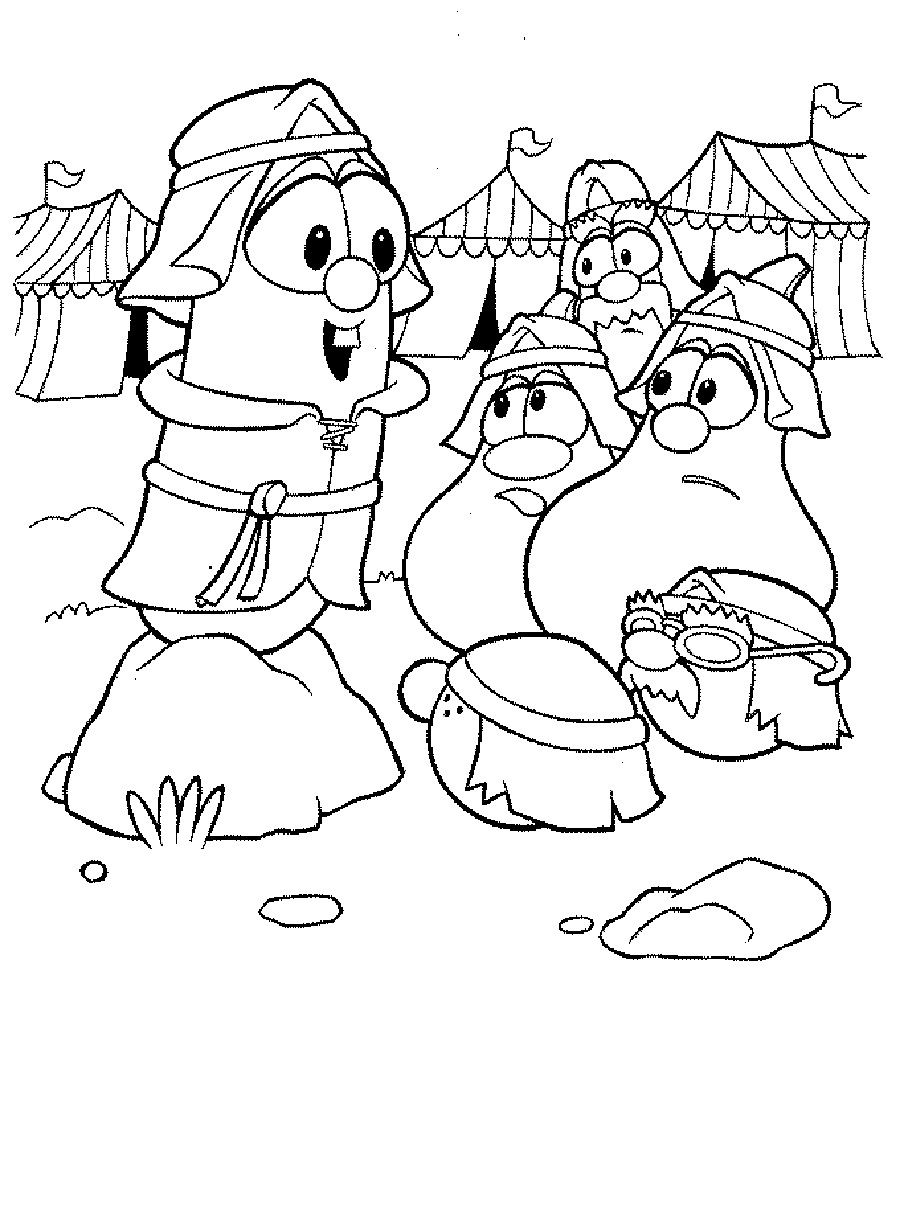 900x1226 40 Veggietales Characters Coloring Pages, Printable Veggie Tales