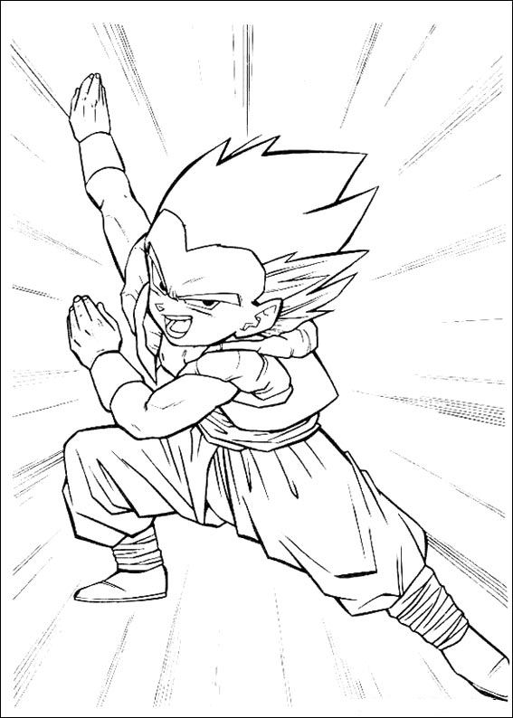 567x794 Kids N 55 Coloring Pages Of Dragon Ball Z