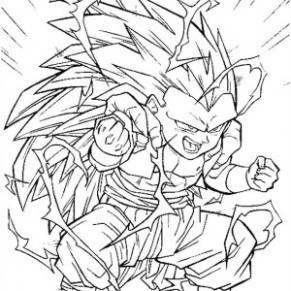 291x291 Vegito Coloring Pages Print Coloring Pages