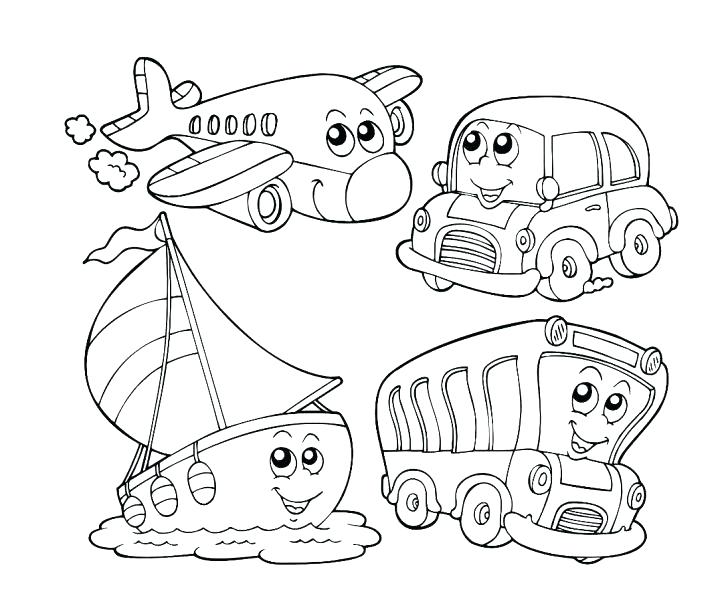 Transportation Coloring Pages 728x616 Transportation Coloring Pages