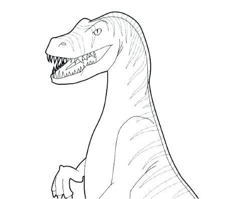 485x397 Velociraptor Coloring Page Coloring Page Colouring By Number