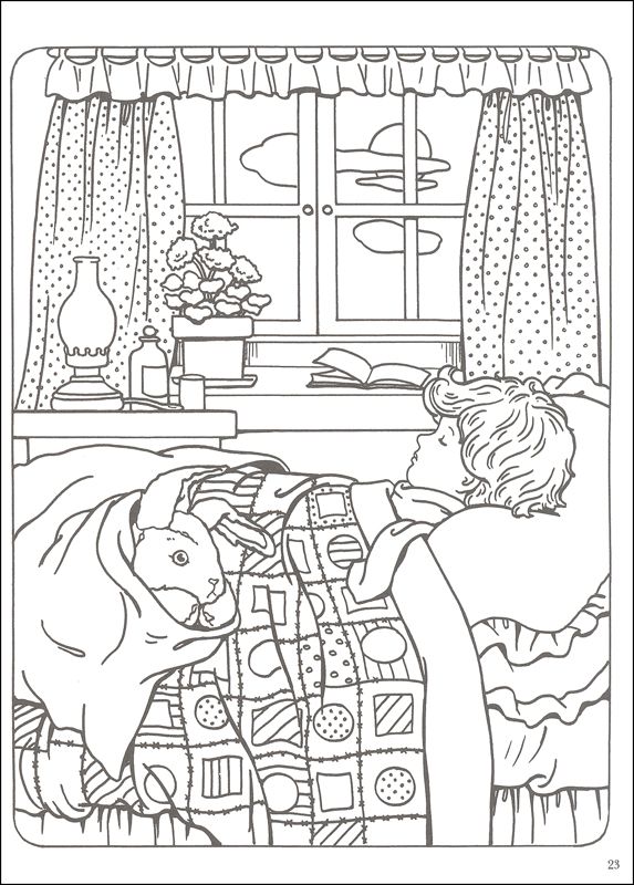 573x800 Velveteen Rabbit Coloring Book Additional Photo (Inside Page