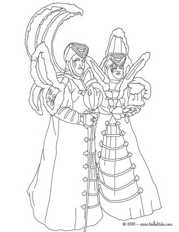 364x470 Carnival Coloring Pages