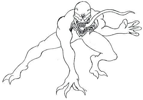 476x333 Spiderman Green Goblin Coloring Pages Free Anti Venom Coloring