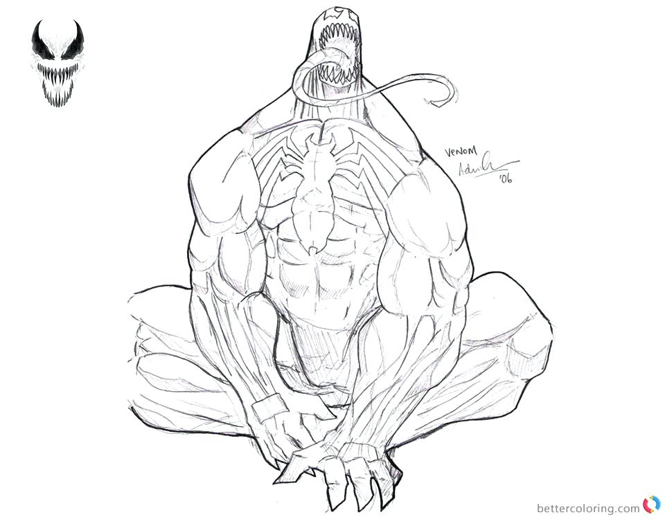 960x750 Venom Coloring Page Download This Coloring Page Venom Coloring