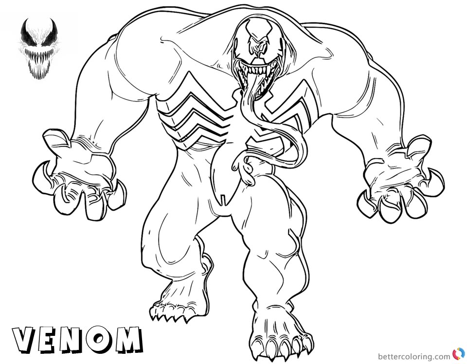 960x750 Venom Coloring Pages Strong Venom Fanart