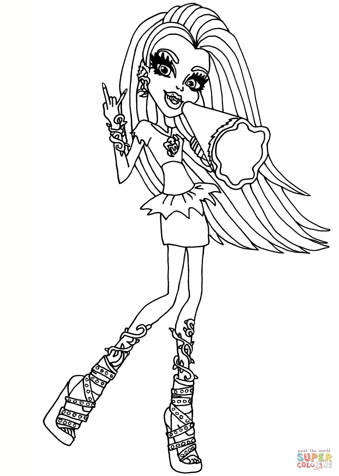 1115x1563 Ghoul Spirit Venus Coloring Page Free Printable Pages Best Acpra