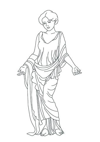340x480 Venus Coloring Pages Click To See Printable Version Of Statue