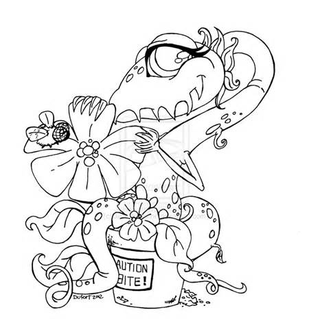 450x480 Venus Fly Trap Coloring Page 288162