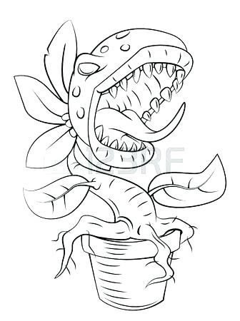 336x450 Venus Fly Trap Coloring Page Flytrap Flytrap Monster High Venus