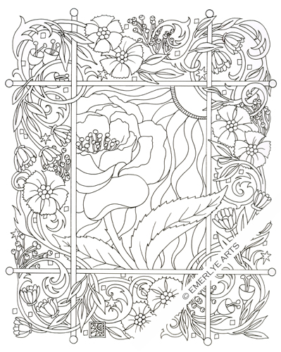 Cynthia Emerlye, Vermont Artist And Life Coach Rose Window 399x500 Cynthia Emerlye, Vermont Artist And Life Coach Rose Window