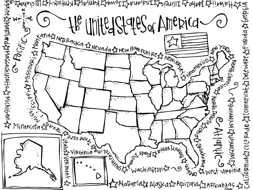 Map Coloring Pages Gallery Pirate Map Coloring Page 3 2 Map 845x637 Map Coloring Pages Gallery Pirate Map Coloring Page 3 2 Map