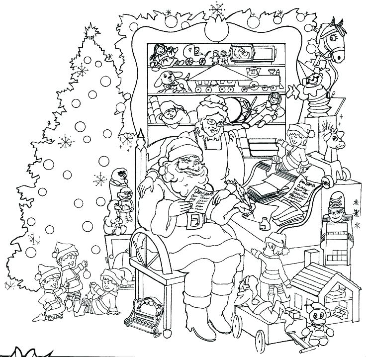 Very Detailed Christmas Coloring Pages at GetColorings.com | Free ...