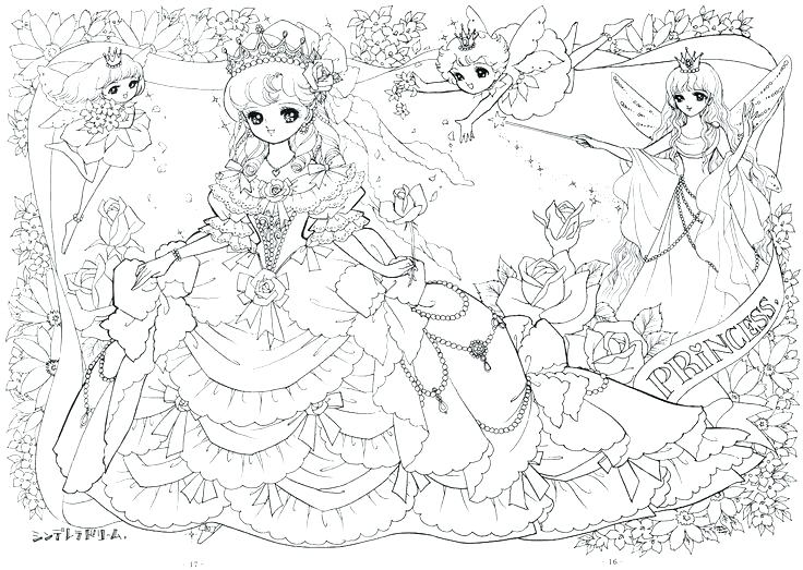 736x523 Fairy Tale Coloring Page Anime Coloring Pages For Adults Packed