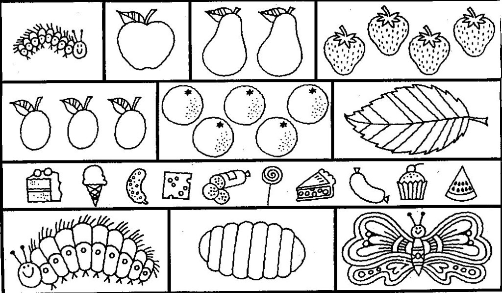1024x597 The Very Hungry Caterpillar Coloring Pages Very Hungry Caterpillar