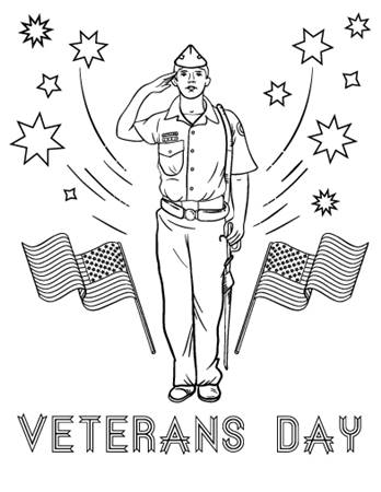 348x450 Happy Veterans Day Printable Coloring Pages, Clip Arts, Crafts