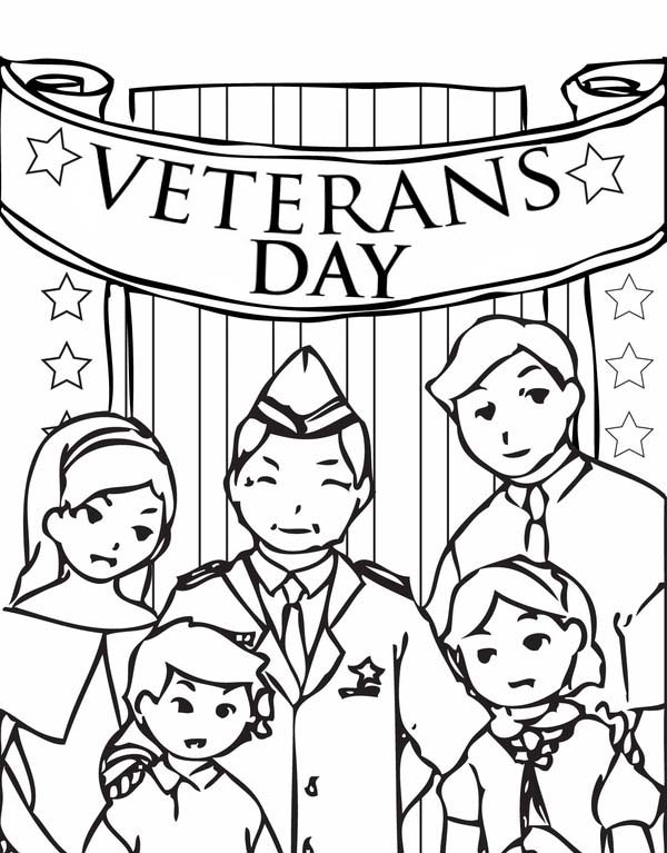600x767 Veterans Day Coloring Pages