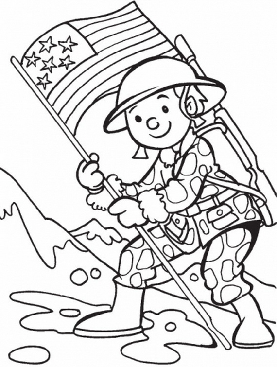 570x755 Veterans Day Thank You Coloring Page