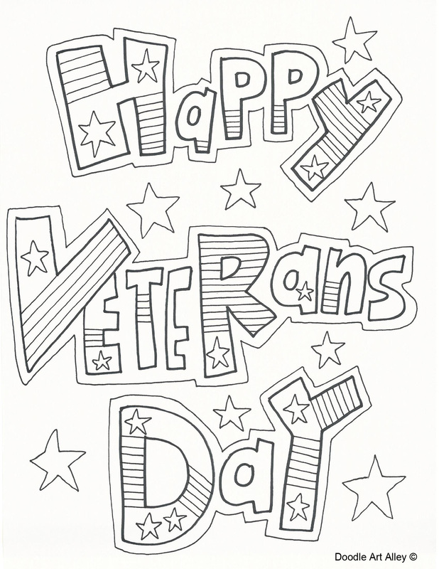 Veterans Day Coloring Pages For Kids