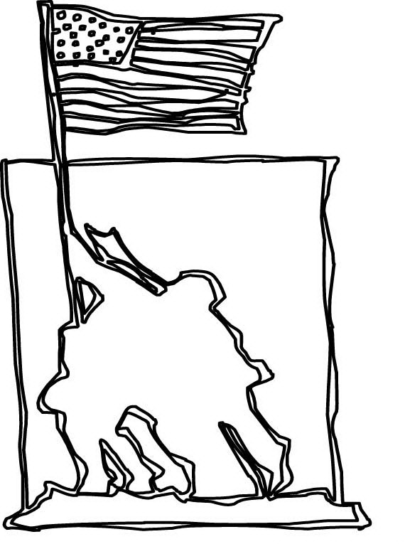 570x765 Veterans Day Coloring Pages For Kids