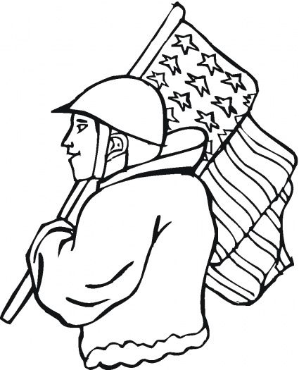 425x525 Free Veterans Day Clip Art To Color Over 400 Free Printable