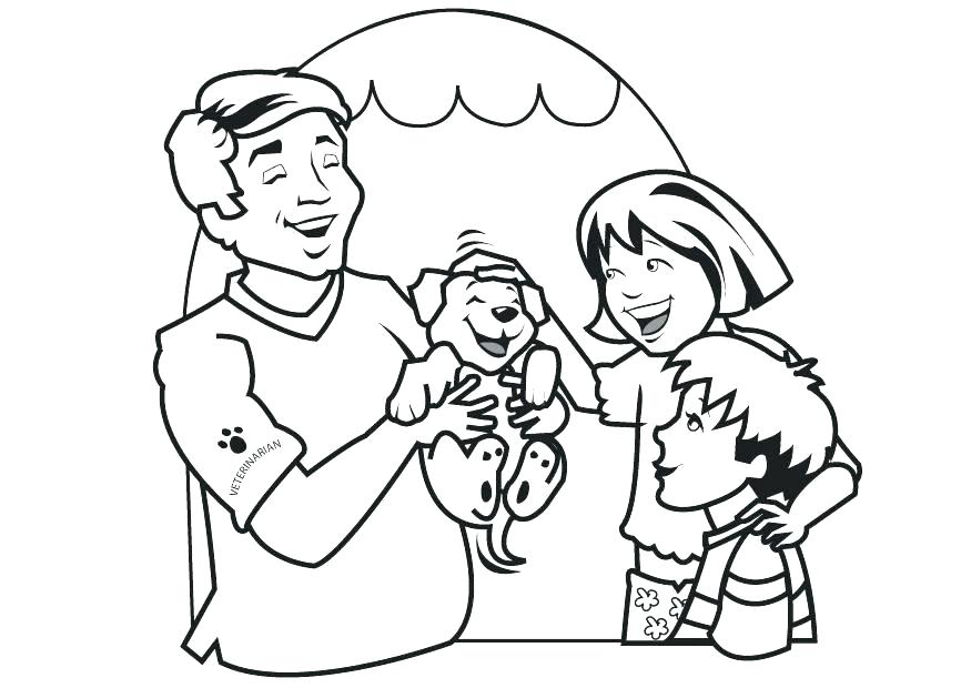 Veterinarian Coloring Pages at GetColorings.com | Free printable ...