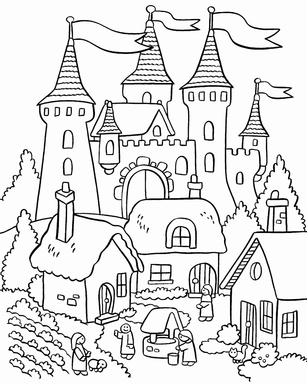 Houses Coloring Book An Adult Coloring Book Of 40 Architecture 1025x1280 Houses Coloring Book An Adult Coloring Book Of 40 Architecture