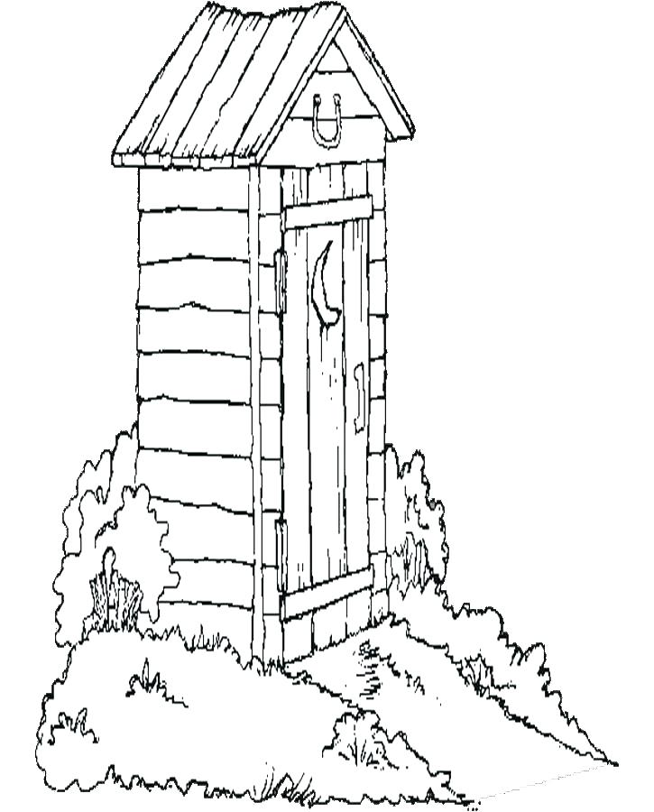 Coloring Pages Houses House Coloring Book As Well As Out House 725x900 Coloring Pages Houses House Coloring Book As Well As Out House