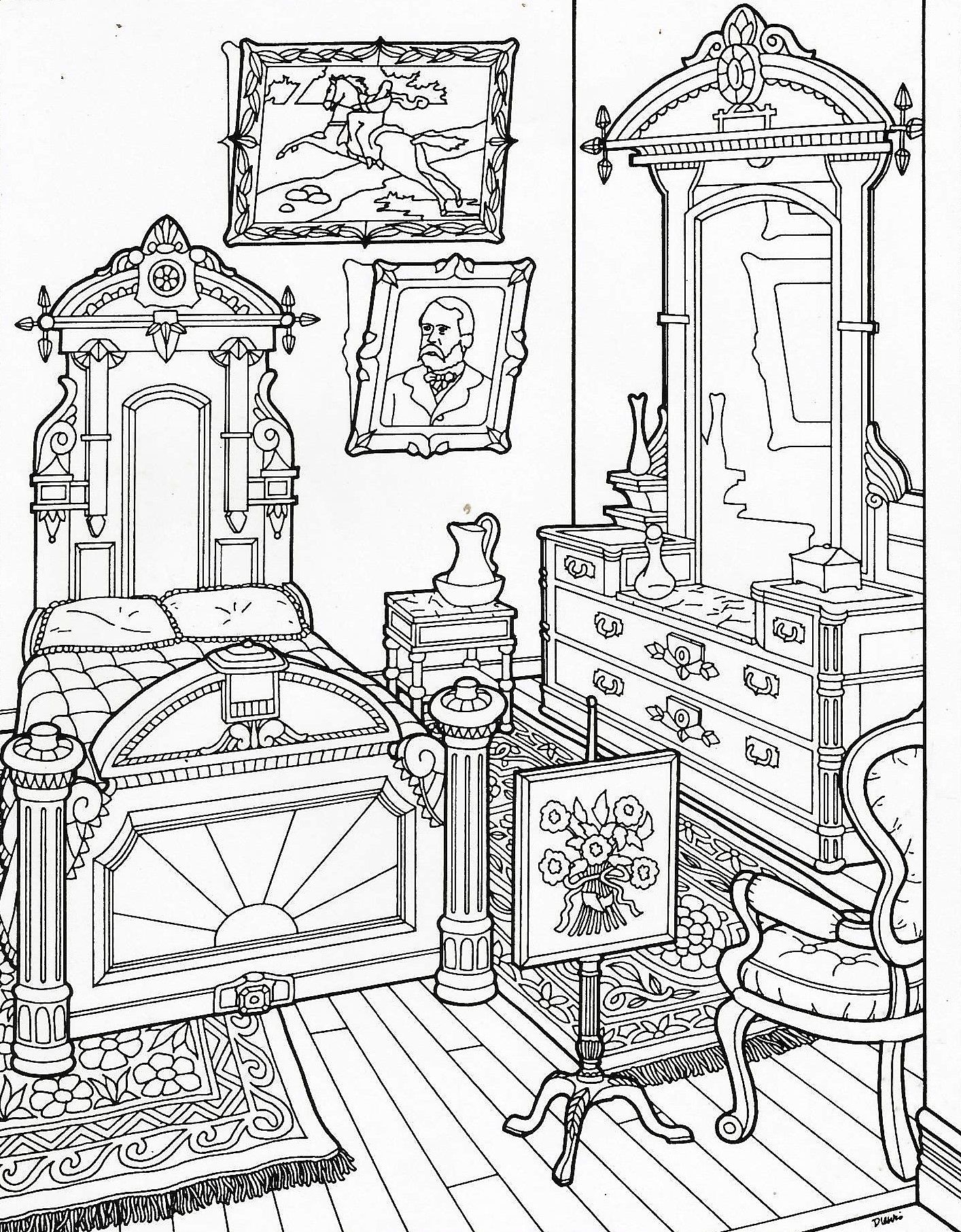 Victorian Home Coloring Page History Social Studies Culture 1414x1813 Victorian Home Coloring Page History Social Studies Culture