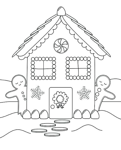 Coloring Pages Of Houses House Coloring Pages Inside House 494x611 Coloring Pages Of Houses House Coloring Pages Inside House