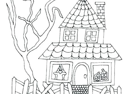 440x330 House Coloring Pages Free Dollhouse Best Coloring Justice Coloring