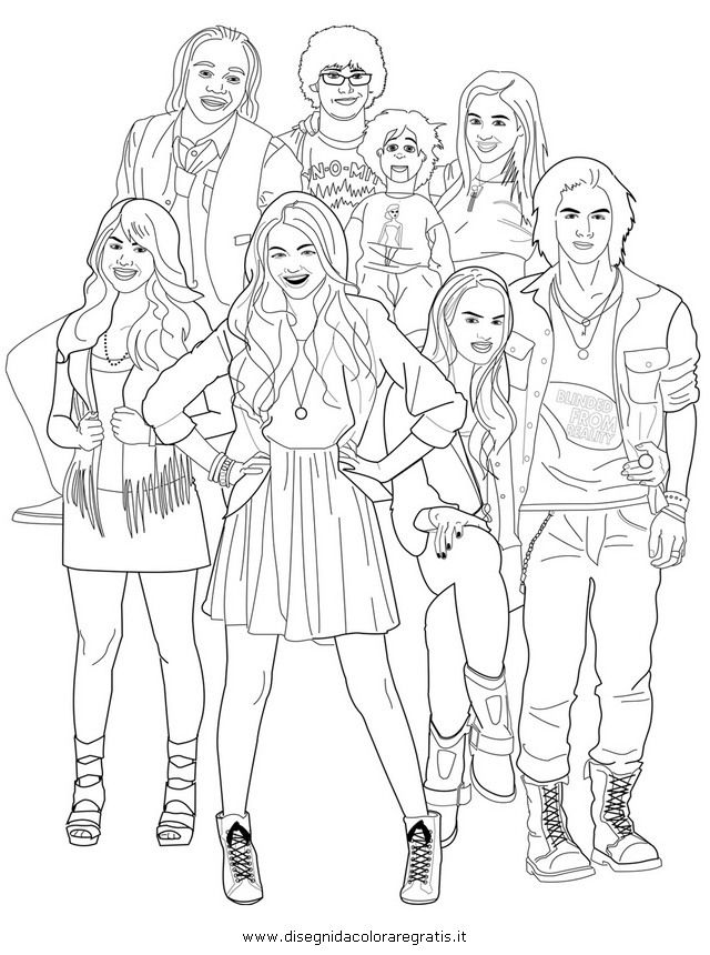 Victorious Coloring Pages 640x860 Victorious Coloring Pages
