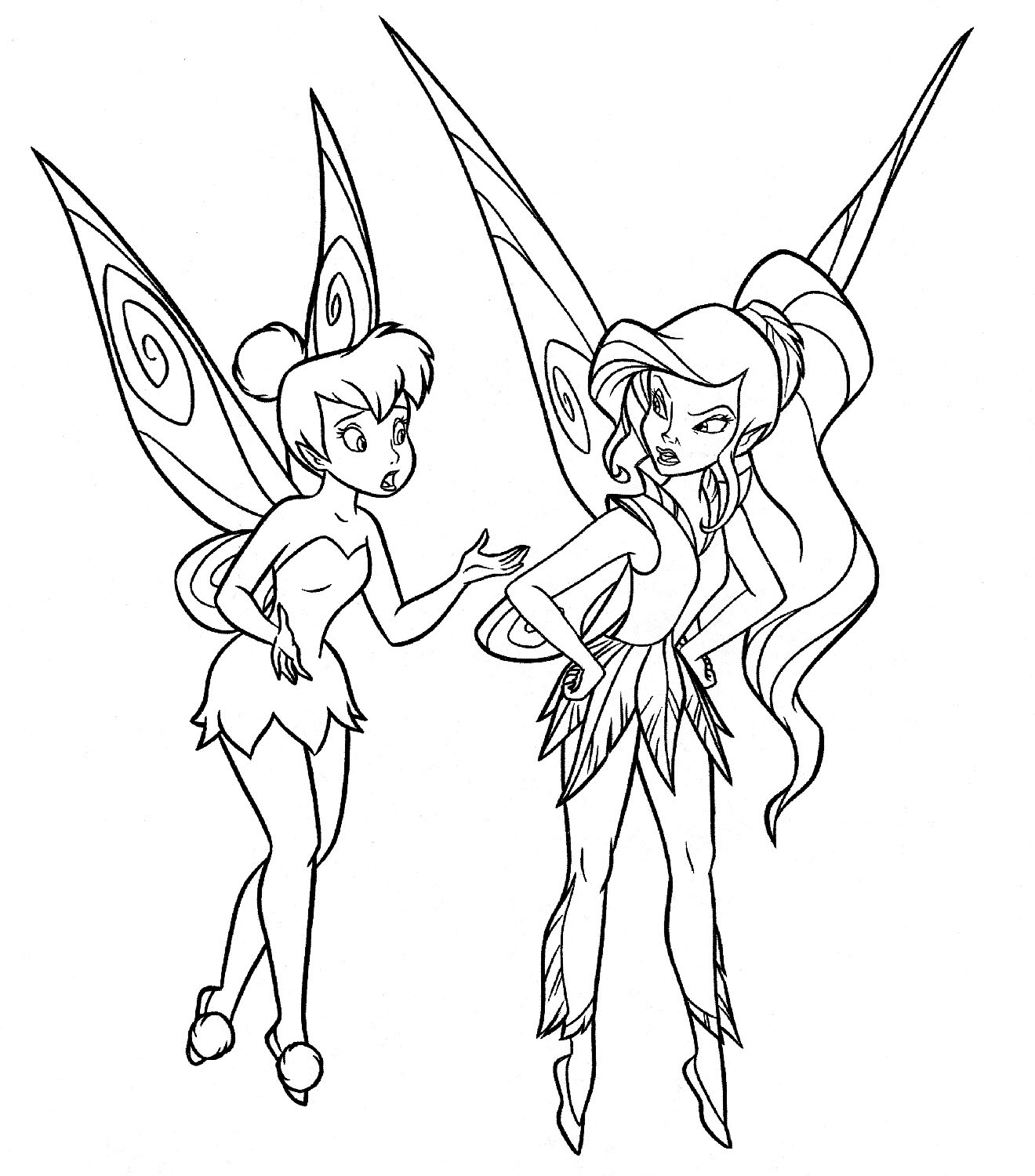 1320x1500 Practical Tinkerbell Vidia Coloring Pages Perf
