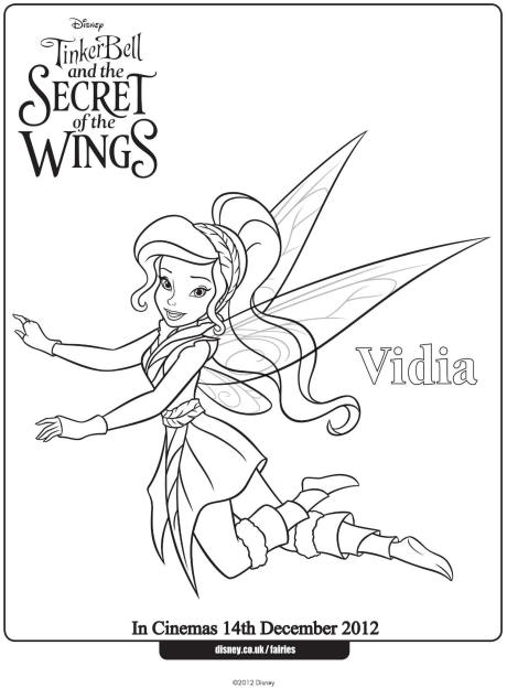460x624 Vidia Colouring Page