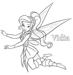 236x241 Ausmalbild Tinkerbell Und Die Piratenfee Dibujo