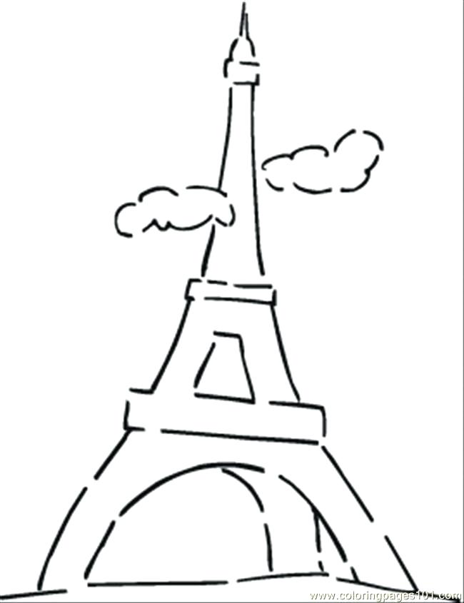 France Flag Coloring Page Coloring Pages Famous Tower Countries 650x845 France Flag Coloring Page Coloring Pages Famous Tower Countries