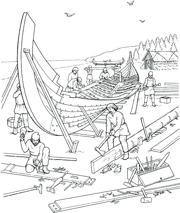 607x720 Coloring Page Free Printable Coloring Pages Coloring Page Viking