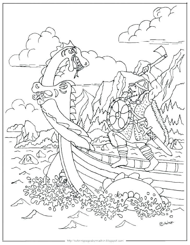 Viking Coloring Pages For Adults Coloring Pages