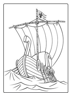 236x313 Eric The Red Coloring Page. Mystery Of History Volume 2, Lesson 51