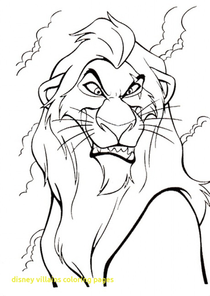 727x1024 Disney Villains Coloring Pages With Disney Villains Coloring Page