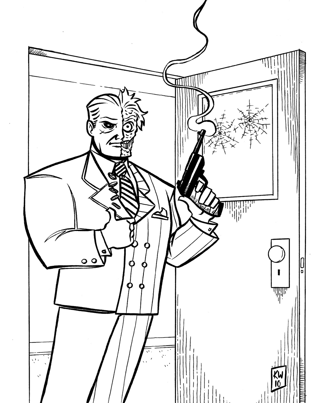 1241x1600 Incredible Batman Villains Coloring Pages Villain For Kids