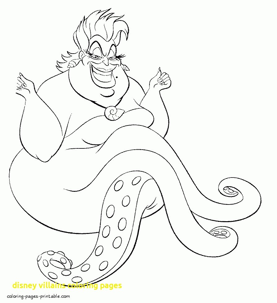 895x978 Disney Villains Coloring Pages With Trend Disney Villain Coloring