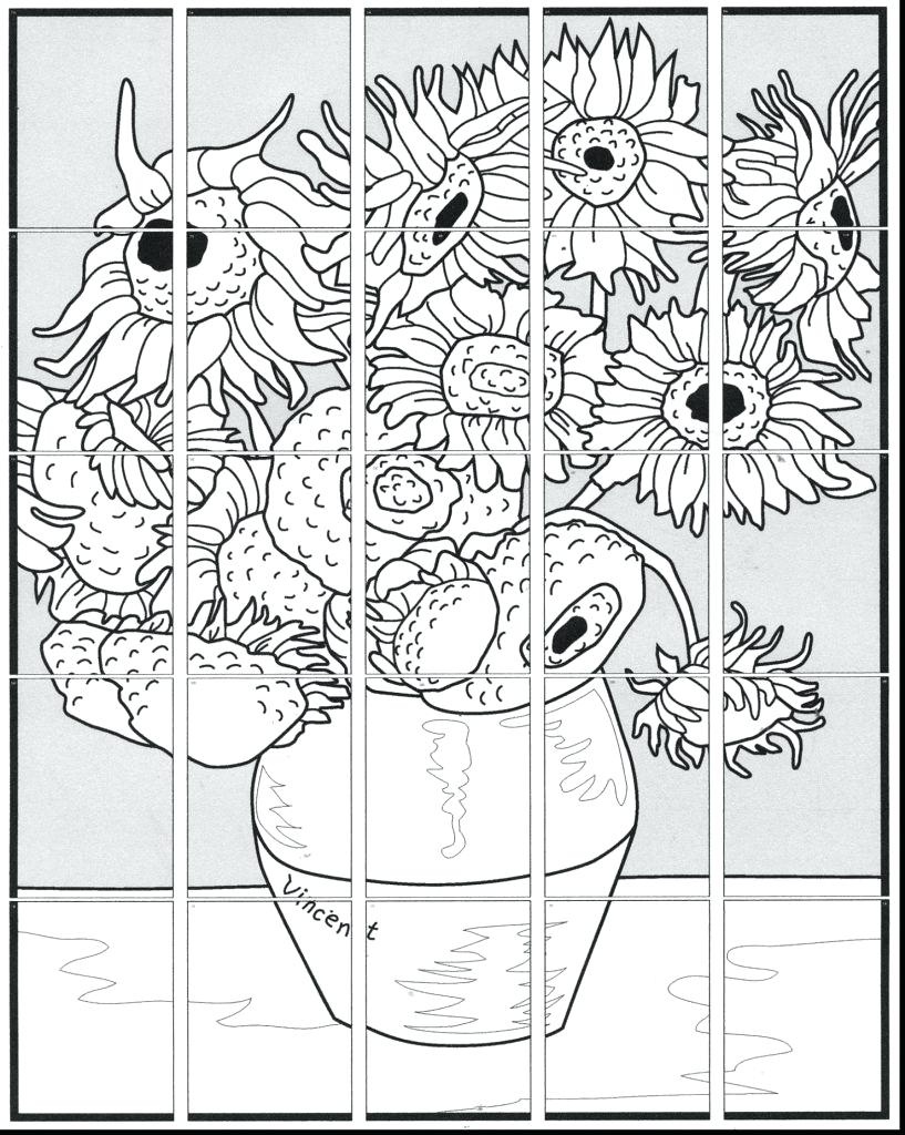 Vincent Van Gogh Coloring Pages