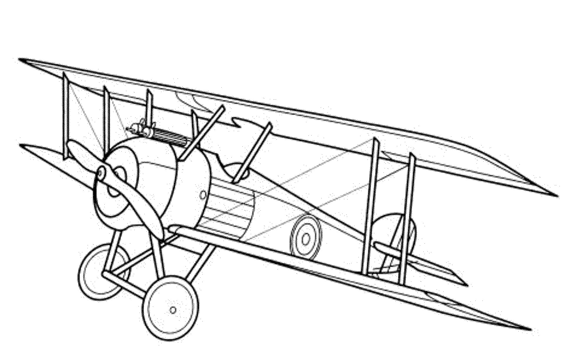 2000x1232 Coloring Pages Old Airplanes