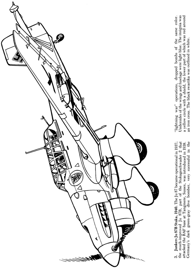 650x906 Airplanes Of The Second World War Coloring Book Dover Publications