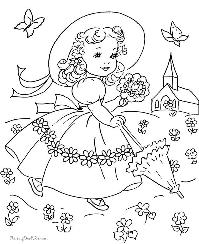 Vintage Coloring Pages at GetColorings.com | Free printable colorings ...