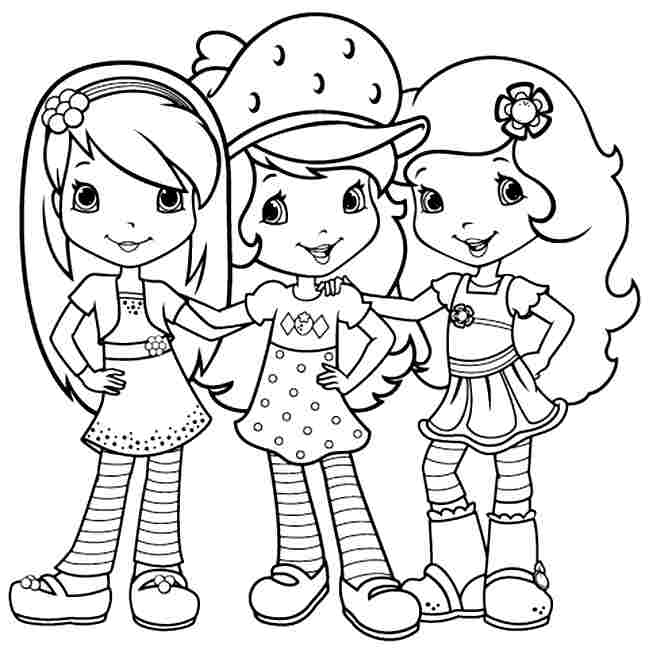 Vintage Strawberry Shortcake Coloring Pages at GetColorings.com | Free ...