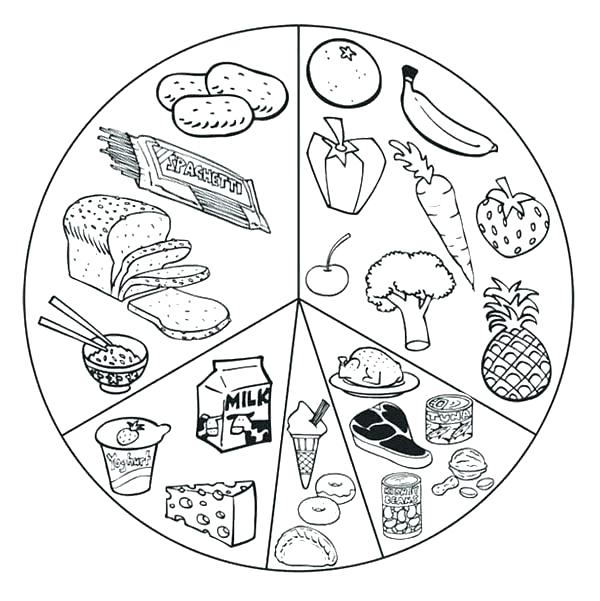 600x601 Food Coloring Page Food Coloring Page Foods Fruit Full Of Vitamin