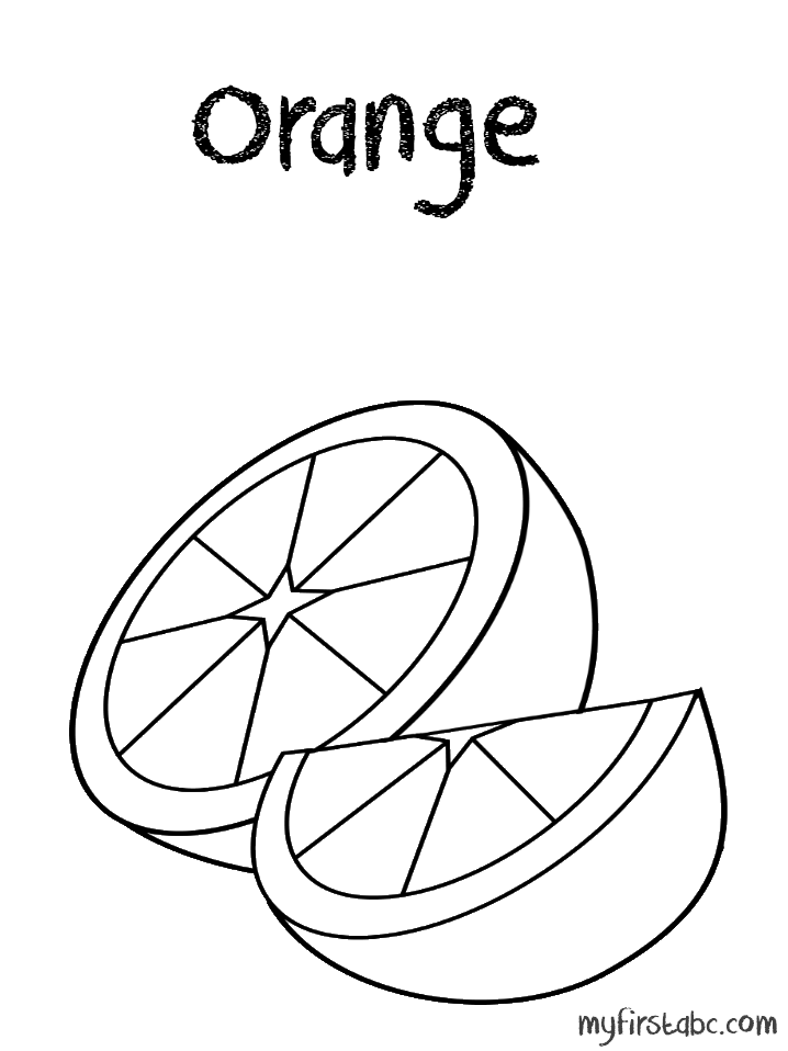 718x958 Orange Coloring Pages