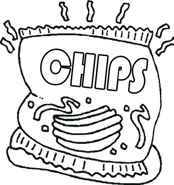 588x625 Food Coloring Page